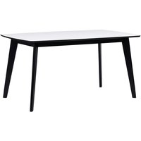 Mckenzie spisebord 150 cm - Hvit/sort Mckenzie spisebord 150 cm - Hvit/sort