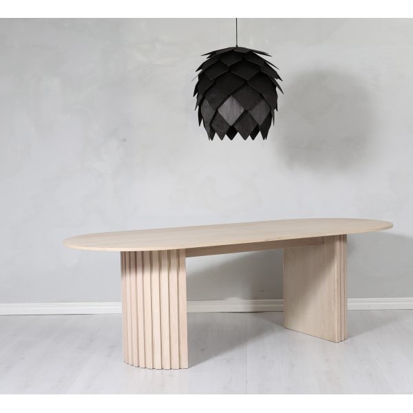 PiPi ovalt spisebord 230 cm - Whitewash PiPi ovalt spisebord 230 cm - Whitewash