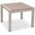 Urbanite kafgruppe med bord 50 x 50 cm og 2 st stable spisestoler - Beige