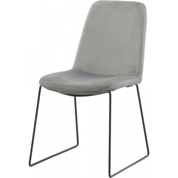 Minnie spisestol - Grå fløyel Minnie spisestol - Grå fløyel