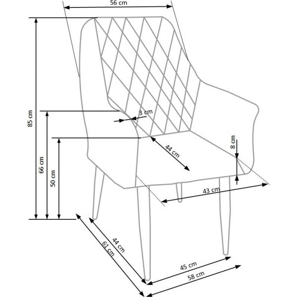 Jaye spisestol - Beige Jaye spisestol - Beige