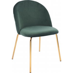 Plaza velvet stol - Grønn / messing Plaza velvet stol - Grønn / messing