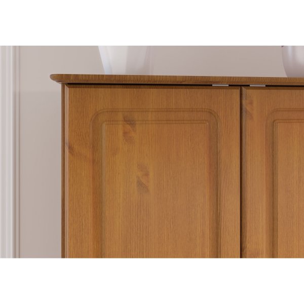 Richmond garderobeskap med 2 drer - Brun