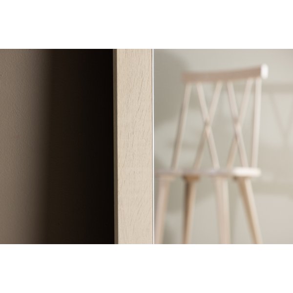 Memphis speil - Whitewash Memphis speil - Whitewash