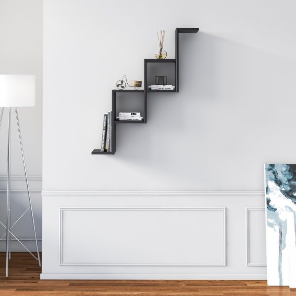 Serpent vegghylle - Svart