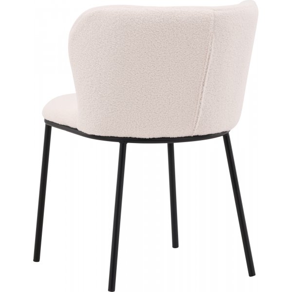 Edina spisestuestol - Sort/hvit Edina spisestuestol - Sort/hvit
