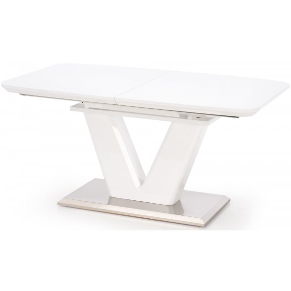 Annelise spisebord 160-220 cm - Hvit høyglans Annelise spisebord 160-220 cm - Hvit høyglans
