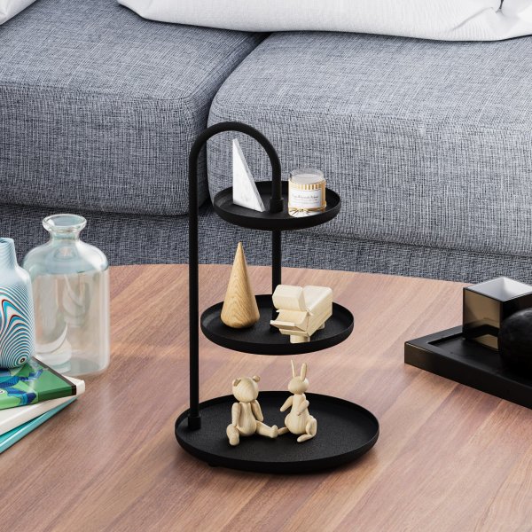 Dekorativ tallerken svart - Kalki Dekorativ tallerken svart - Kalki