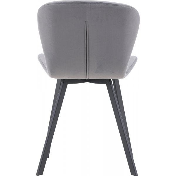 Lilja spisestol - Sort/gr