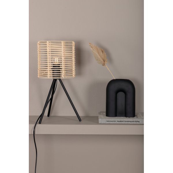 Wicky bordlampe - Svart/rotting Wicky bordlampe - Svart/rotting