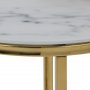 Alisma bord 35/45 cm - Hvit