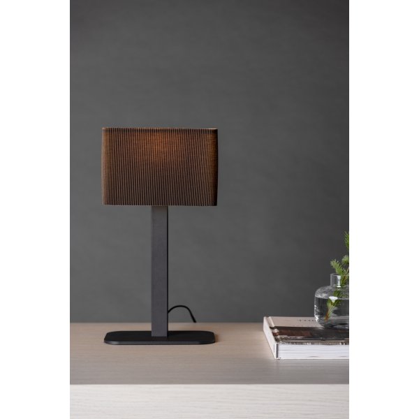 Idre bordlampe - Sort/Mocca