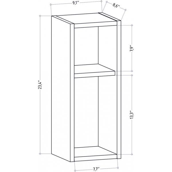Sault nattbord - Eik Sault nattbord - Eik