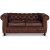 Chesterfield Old England 2-seters sofa - antikkbehandlet skinn