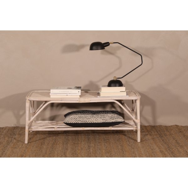 Glory Webbing salongbord - Rotting /Whitewash + Flekkfjerner for møbler Glory Webbing salongbord - Rotting /Whitewash + Flekkfjerner for møbler