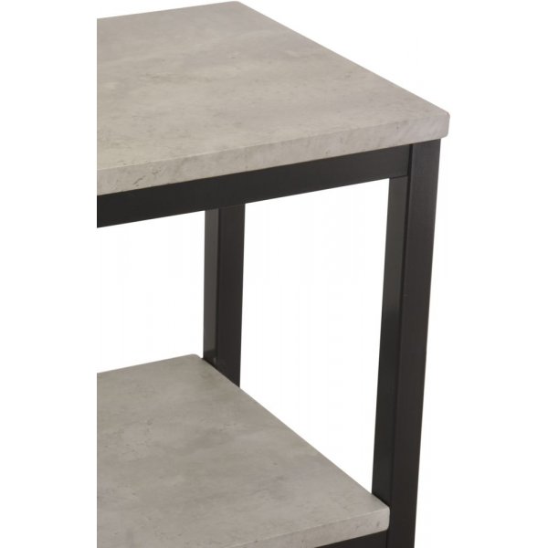 Thorborg konsollbord - Betonglaminat/svart Thorborg konsollbord - Betonglaminat/svart