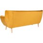 Monte 3-seters sofa - Gul/bk