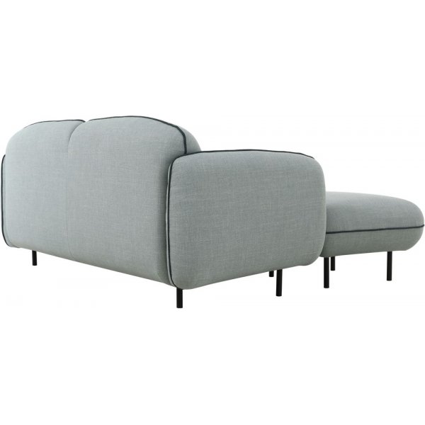Catta 3-seters sofa med fotskammel - Lysegrøn + Tekstilrens for møbler Catta 3-seters sofa med fotskammel - Lysegrøn + Tekstilrens for møbler