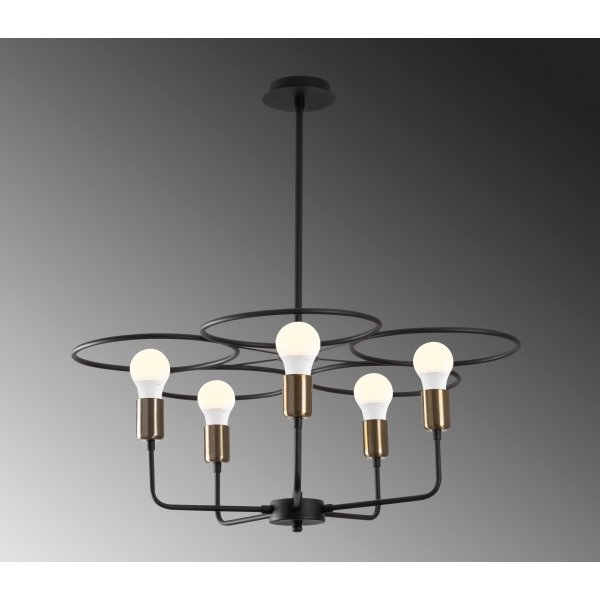 Halo taklampe 1356 - Sort