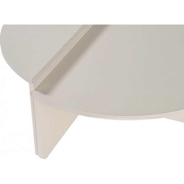 Orion salongbord 90 x 90 cm - Hvitmalt tre Orion salongbord 90 x 90 cm - Hvitmalt tre