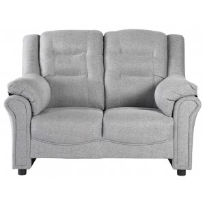 Vera 2-seters sofa i grtt stoff