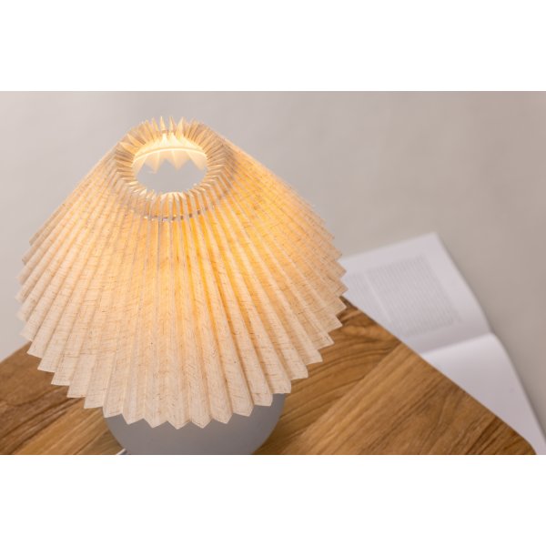 lvsborg bordlampe - Gr/brun