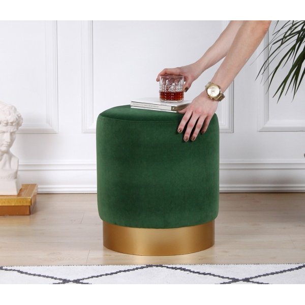 Memphis puff - M�rkegr�nn