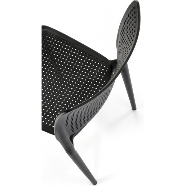 Cadeira stabelbar spisestuestol 514 - Sort