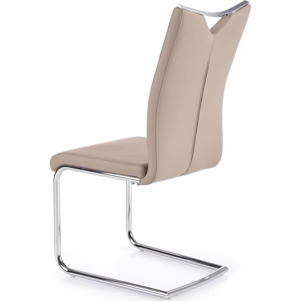 Stol Annmarie - Cappuccino/krom Stol Annmarie - Cappuccino/krom