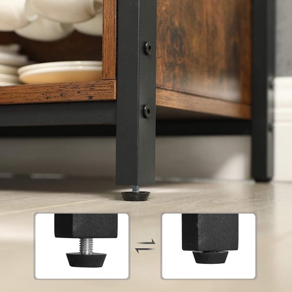 Vilgot skap - Brun/svart