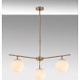 Atlas taklampe 10261 - Vintage/hvit