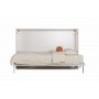 Veggseng 90200 cm horisontal - Hvit - Compact Living