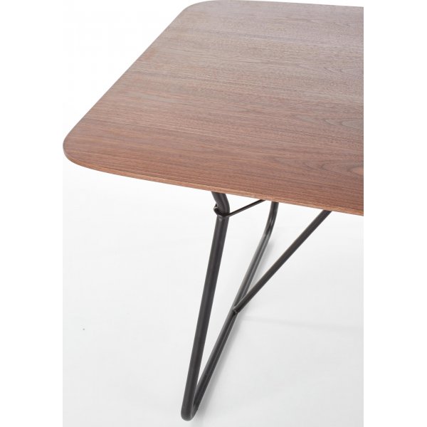 Merit Spisebord - valnøtt/svart Merit Spisebord - valnøtt/svart