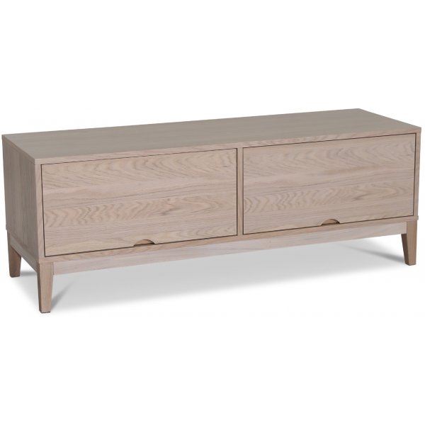 Borgholm TV-benk 126 cm - whitewash