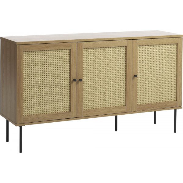 Meny skjenk - Eik/kunstrotting