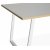 Edge spisegruppe; Spisebord i hvit HPL 240x90 cm med 8 grå Dalsland stokkstoler