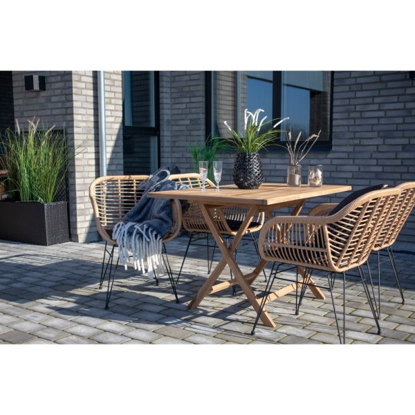 Oviedo spisebord - Teak - 120x80x75 Oviedo spisebord - Teak - 120x80x75