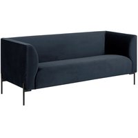 ana 3-seter sofa - Mørkeblå velour ana 3-seter sofa - Mørkeblå velour