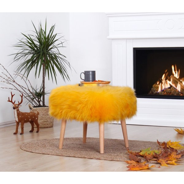 Hjortepuff - Gul Hjortepuff - Gul