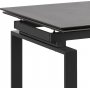 Huddersfield spisebord 120-200 cm - Sort