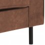 Sand 2,5-seter sofa - Cognac kolr