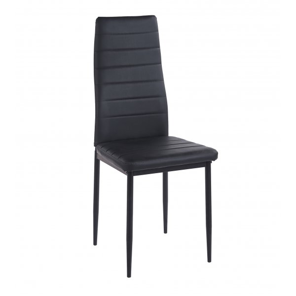 Iris-stol i svart PU Iris-stol i svart PU