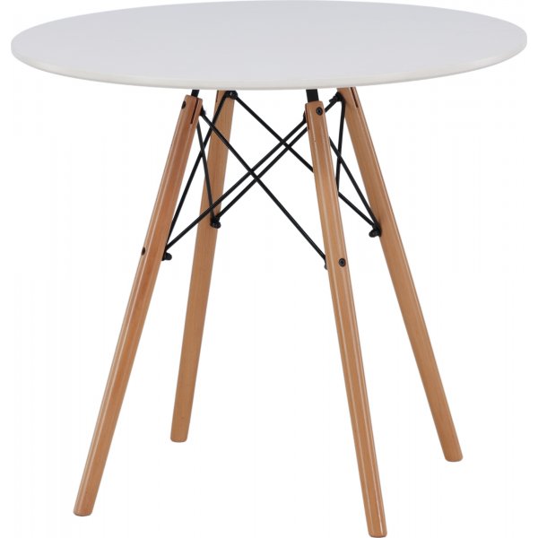 Danburi spisebord Ø60 cm - Hvit Danburi spisebord Ø60 cm - Hvit