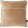 Stripete pyntepute Cognac - 45 x 45 cm