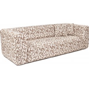 Cady 3-seters sofa - Beige/brun