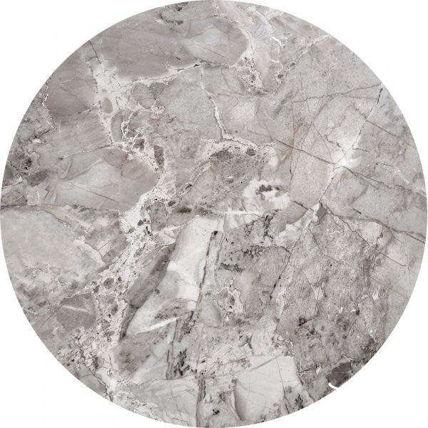 Flamingo salongbord Ø60 cm - Grå marmor/svart Flamingo salongbord Ø60 cm - Grå marmor/svart
