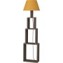 Tower gulvlampe - Lys mokka/gul