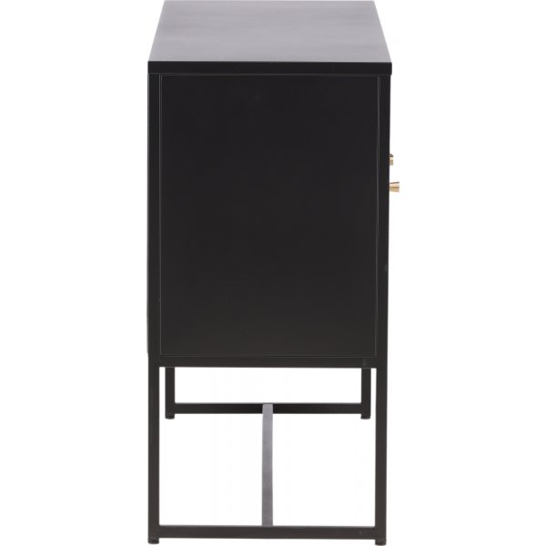 Trerike skjenk - Sort + Tekstilrens for møbler Trerike skjenk - Sort + Tekstilrens for møbler