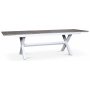 Bologna spisebord 200-240 cm - Hvit / Gr (Aintwood)