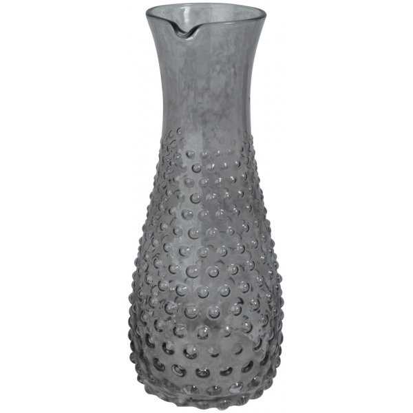 Bubbel vinkaraffel - (rykfarget glass) 1,7L